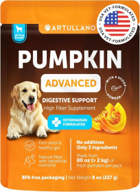Pumpkin Powder For Dogs Digestive Support 8 OZ Fiber Supplement For Constipation For Gut Balance Healthy Skin Digestion Glands F