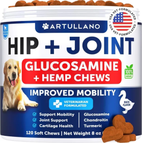 Hemp Hip And Joint Supplement For Dogs Glucosamine For Dogs